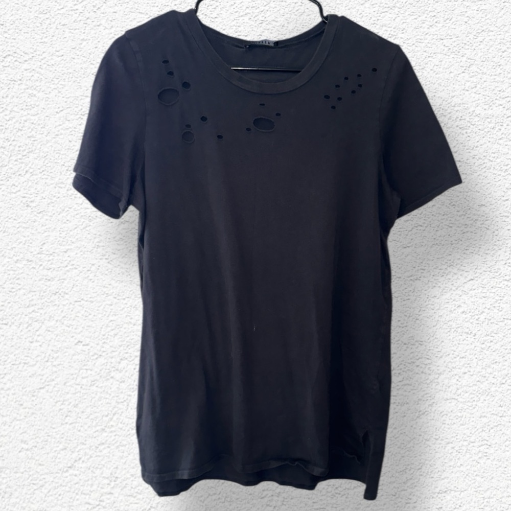 Zutter Distressed Black T-Shirt